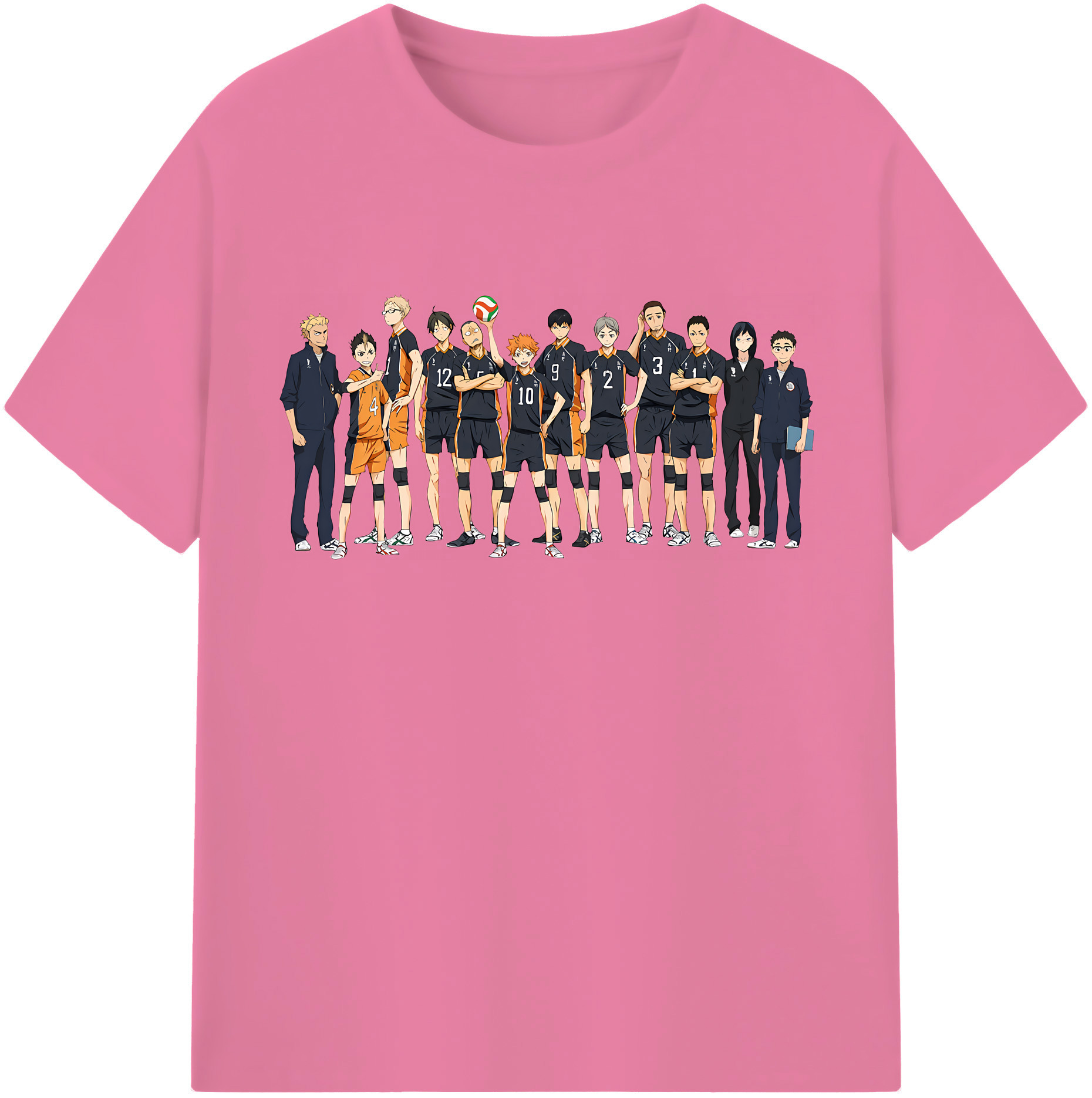 （画像用） ハイキュー!! Haikyu!! 綿100％半袖Tシャツ（フロントプリント）